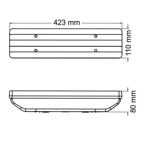 FARO TRASERO LED BAIML 1350/ 1620/ 710/ 1215/ 1938ELECTRONICO BIVOLTAJE SIN FICHA 